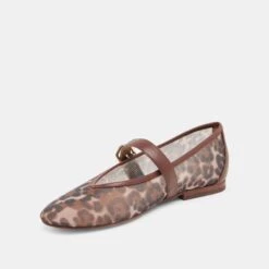 ROSLYN BALLET FLATS LEOPARD MESH(Roslyn Ballet Flats Leopard Mesh) -Dolce Vita Sale Store DOLCEVITA FLATS ROSLYN LEOPARDMESH 08