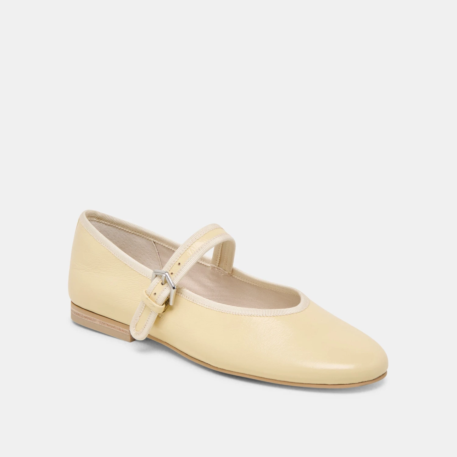 ROSLYN BALLET FLATS LIGHT YELLOW LEATHER(Roslyn ballet flats light yellow leather) ROSLYN BALLET FLATS LIGHT YELLOW LEATHER(Roslyn Ballet Flats Light Yellow Leather) -Dolce Vita Sale Store DOLCEVITA FLATS ROSLYN LTYELLOWLEATHER 01