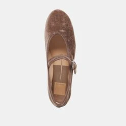 ROSLYN BALLET FLATS SMOKE VELVET(Roslyn Ballet Flats Smoke Velvet) -Dolce Vita Sale Store DOLCEVITA FLATS ROSLYN SMOKEVELVET 06