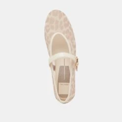 ROSLYN BALLET FLATS WHITE LEOPARD MESH(Roslyn Ballet Flats White Leopard Mesh) -Dolce Vita Sale Store DOLCEVITA FLATS ROSLYN WHITELEOPARDMESH 06