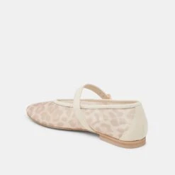 ROSLYN BALLET FLATS WHITE LEOPARD MESH(Roslyn Ballet Flats White Leopard Mesh) -Dolce Vita Sale Store DOLCEVITA FLATS ROSLYN WHITELEOPARDMESH 09