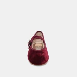 ROSLYN BALLET FLATS WINE VELVET(Roslyn Ballet Flats Wine Velvet) -Dolce Vita Sale Store DOLCEVITA FLATS ROSLYN WINE VELVET 04