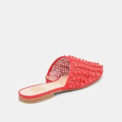 ROVA BEAD FLATS CHILI BEADED MESH(Rova Bead Flats Chili Beaded Mesh) -Dolce Vita Sale Store DOLCEVITA FLATS ROVABEAD CHILIBEADEDMESH 03