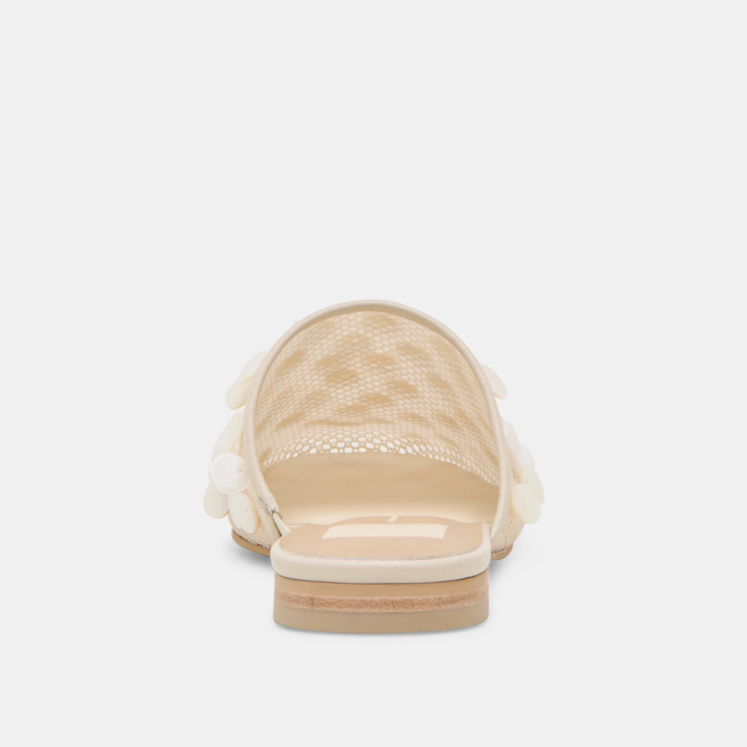 ROVA BEAD FLATS IVORY DISC MESH(Rova bead flats ivory disc mesh) ROVA BEAD FLATS IVORY DISC MESH(Rova Bead Flats Ivory Disc Mesh) -Dolce Vita Sale Store DOLCEVITA FLATS ROVABEAD IVORYDISCMESH 05