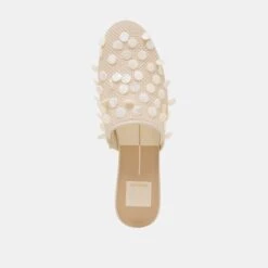 ROVA BEAD FLATS IVORY DISC MESH(Rova Bead Flats Ivory Disc Mesh) 11 ROVA BEAD FLATS IVORY DISC MESH(Rova Bead Flats Ivory Disc Mesh) -Dolce Vita Sale Store DOLCEVITA FLATS ROVABEAD IVORYDISCMESH 06