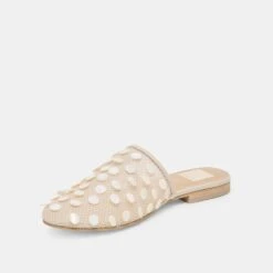 ROVA BEAD FLATS IVORY DISC MESH(Rova Bead Flats Ivory Disc Mesh) 7 ROVA BEAD FLATS IVORY DISC MESH(Rova Bead Flats Ivory Disc Mesh) -Dolce Vita Sale Store DOLCEVITA FLATS ROVABEAD IVORYDISCMESH 08