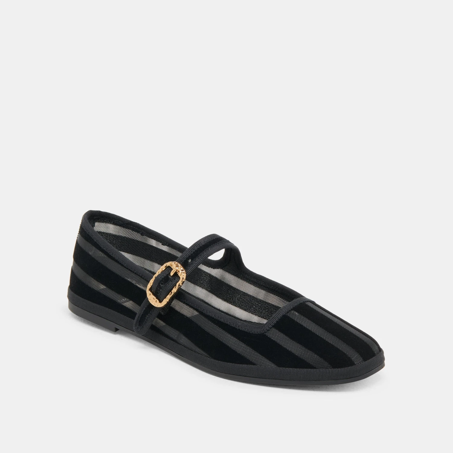 TAMEKA BALLET FLATS BLACK STRIPE MESH(Tameka ballet flats black stripe mesh) TAMEKA BALLET FLATS BLACK STRIPE MESH(Tameka Ballet Flats Black Stripe Mesh) -Dolce Vita Sale Store DOLCEVITA FLATS TAMEKA BLACKSTRIPEMESH 01