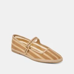 TAMEKA BALLET FLATS TAN STRIPE MESH(Tameka Ballet Flats Tan Stripe Mesh) 4 TAMEKA BALLET FLATS TAN STRIPE MESH(Tameka Ballet Flats Tan Stripe Mesh) -Dolce Vita Sale Store DOLCEVITA FLATS TAMEKA TANSTRIPEMESH 01