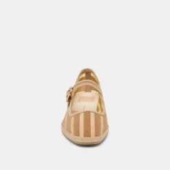 TAMEKA BALLET FLATS TAN STRIPE MESH(Tameka Ballet Flats Tan Stripe Mesh) 6 TAMEKA BALLET FLATS TAN STRIPE MESH(Tameka Ballet Flats Tan Stripe Mesh) -Dolce Vita Sale Store DOLCEVITA FLATS TAMEKA TANSTRIPEMESH 04