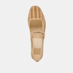 TAMEKA BALLET FLATS TAN STRIPE MESH(Tameka Ballet Flats Tan Stripe Mesh) 8 TAMEKA BALLET FLATS TAN STRIPE MESH(Tameka Ballet Flats Tan Stripe Mesh) -Dolce Vita Sale Store DOLCEVITA FLATS TAMEKA TANSTRIPEMESH 06