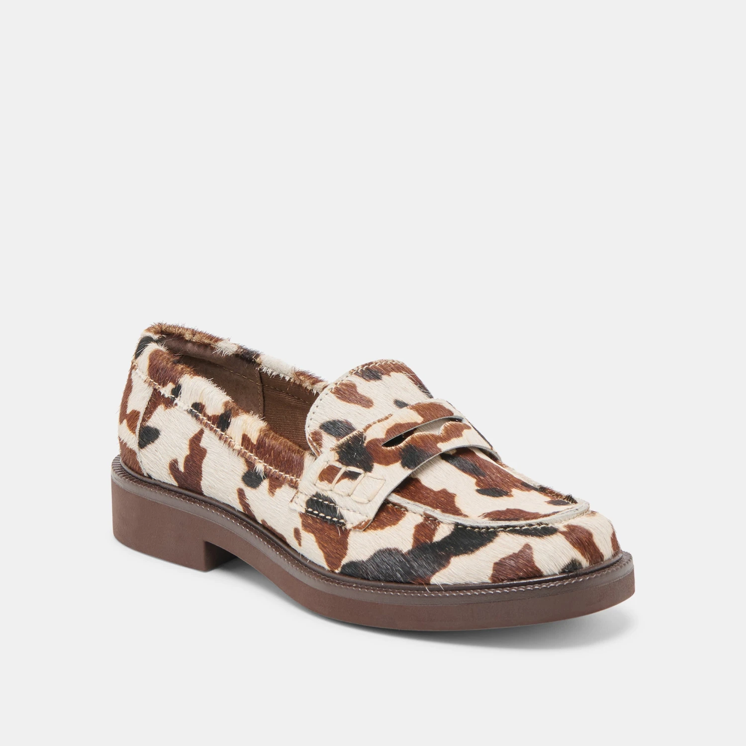 TIGGY LOAFERS COCOA TAURUS CALF HAIR(Tiggy loafers cocoa taurus calf hair) TIGGY LOAFERS COCOA TAURUS CALF HAIR(Tiggy Loafers Cocoa Taurus Calf Hair) -Dolce Vita Sale Store DOLCEVITA FLATS TIGGY COCOA TAURUS CALFHAIR 01