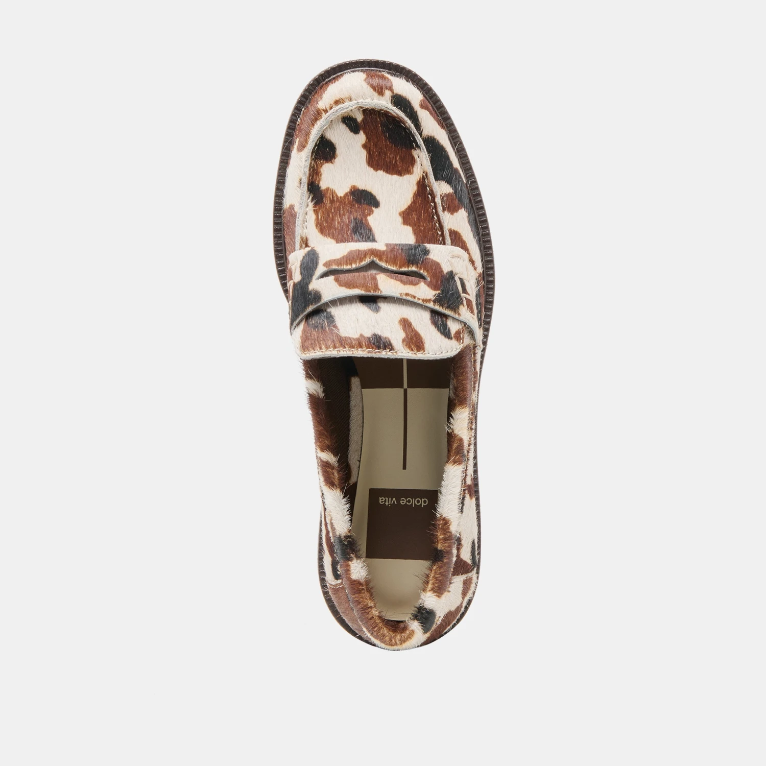 TIGGY LOAFERS COCOA TAURUS CALF HAIR(Tiggy loafers cocoa taurus calf hair) TIGGY LOAFERS COCOA TAURUS CALF HAIR(Tiggy Loafers Cocoa Taurus Calf Hair) -Dolce Vita Sale Store DOLCEVITA FLATS TIGGY COCOA TAURUS CALFHAIR 06