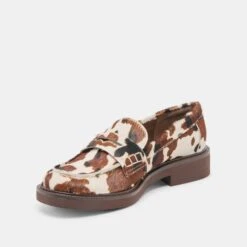TIGGY LOAFERS COCOA TAURUS CALF HAIR(Tiggy Loafers Cocoa Taurus Calf Hair) 5 TIGGY LOAFERS COCOA TAURUS CALF HAIR(Tiggy Loafers Cocoa Taurus Calf Hair) -Dolce Vita Sale Store DOLCEVITA FLATS TIGGY COCOA TAURUS CALFHAIR 09