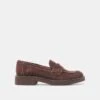 TIGGY LOAFERS MAHOGANY SUEDE(Tiggy Loafers Mahogany Suede) 2 TIGGY LOAFERS MAHOGANY SUEDE(Tiggy Loafers Mahogany Suede) -Dolce Vita Sale Store DOLCEVITA FLATS TIGGY MAHOGANY SUEDE 02