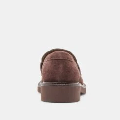 TIGGY LOAFERS MAHOGANY SUEDE(Tiggy Loafers Mahogany Suede) -Dolce Vita Sale Store DOLCEVITA FLATS TIGGY MAHOGANY SUEDE 05