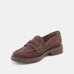 TIGGY LOAFERS MAHOGANY SUEDE(Tiggy Loafers Mahogany Suede) -Dolce Vita Sale Store DOLCEVITA FLATS TIGGY MAHOGANY SUEDE 09