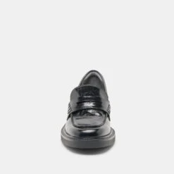 TIGGY LOAFERS MIDNIGHT CRINKLE PATENT(Tiggy Loafers Midnight Crinkle Patent) 9 TIGGY LOAFERS MIDNIGHT CRINKLE PATENT(Tiggy Loafers Midnight Crinkle Patent) -Dolce Vita Sale Store DOLCEVITA FLATS TIGGY MIDNIGHT CRINKLE PATENT 04
