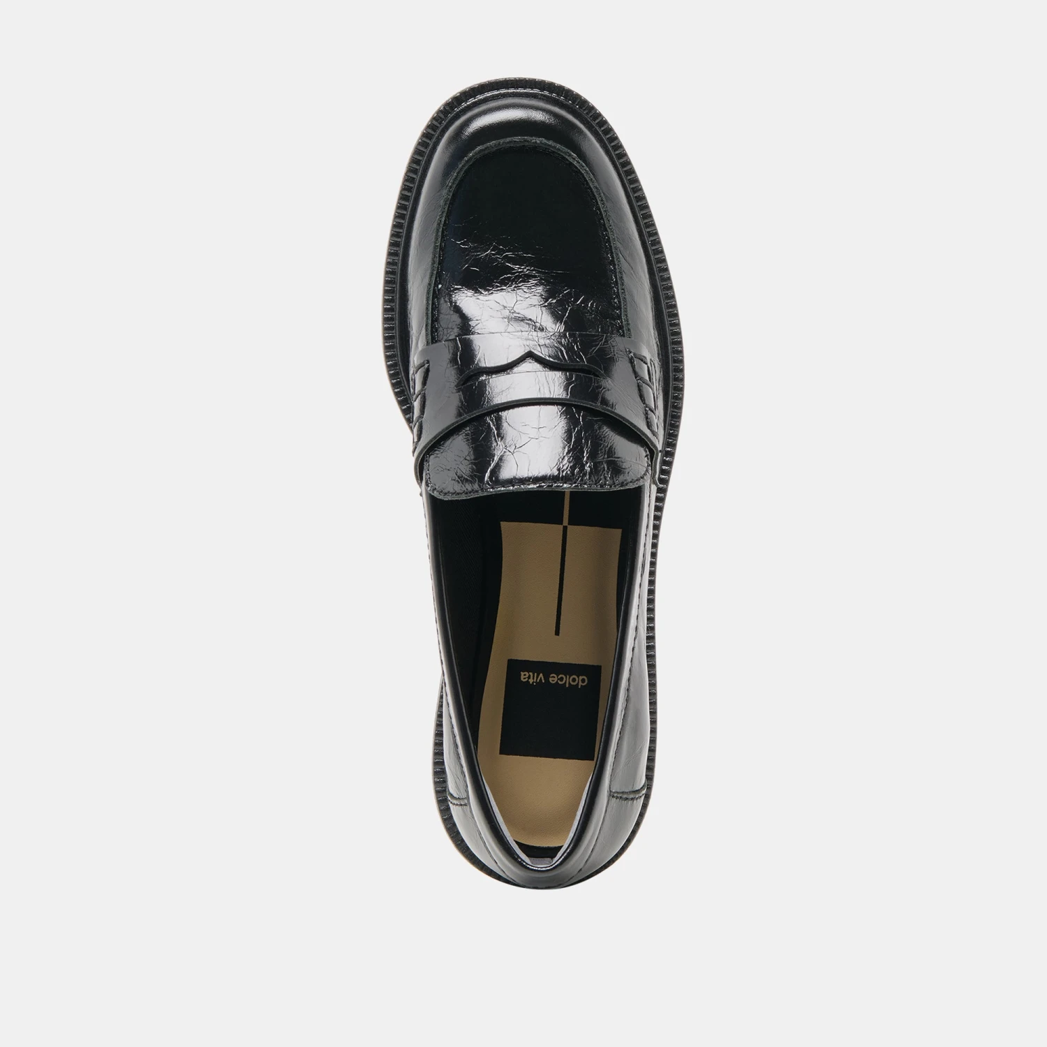 TIGGY LOAFERS MIDNIGHT CRINKLE PATENT(Tiggy loafers midnight crinkle patent) TIGGY LOAFERS MIDNIGHT CRINKLE PATENT(Tiggy Loafers Midnight Crinkle Patent) -Dolce Vita Sale Store DOLCEVITA FLATS TIGGY MIDNIGHT CRINKLE PATENT 06