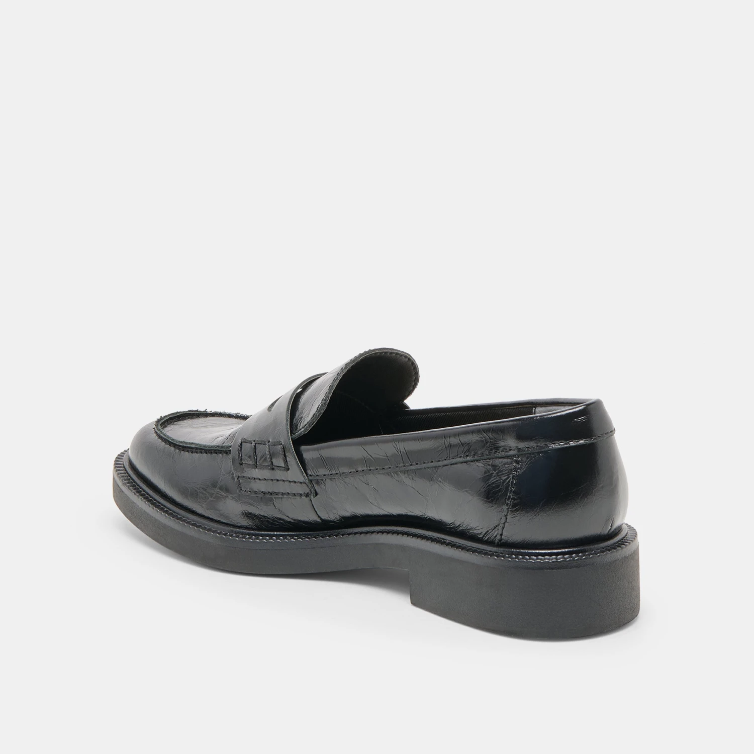 TIGGY LOAFERS MIDNIGHT CRINKLE PATENT(Tiggy loafers midnight crinkle patent) TIGGY LOAFERS MIDNIGHT CRINKLE PATENT(Tiggy Loafers Midnight Crinkle Patent) -Dolce Vita Sale Store DOLCEVITA FLATS TIGGY MIDNIGHT CRINKLE PATENT 08