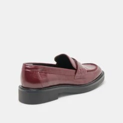 TIGGY LOAFERS OXBLOOD CRINKLE PATENT(Tiggy Loafers Oxblood Crinkle Patent) 4 TIGGY LOAFERS OXBLOOD CRINKLE PATENT(Tiggy Loafers Oxblood Crinkle Patent) -Dolce Vita Sale Store DOLCEVITA FLATS TIGGY OXBLOOD CRINKLE PATENT 03
