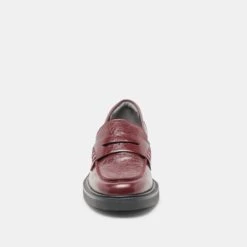 TIGGY LOAFERS OXBLOOD CRINKLE PATENT(Tiggy Loafers Oxblood Crinkle Patent) 7 TIGGY LOAFERS OXBLOOD CRINKLE PATENT(Tiggy Loafers Oxblood Crinkle Patent) -Dolce Vita Sale Store DOLCEVITA FLATS TIGGY OXBLOOD CRINKLE PATENT 04