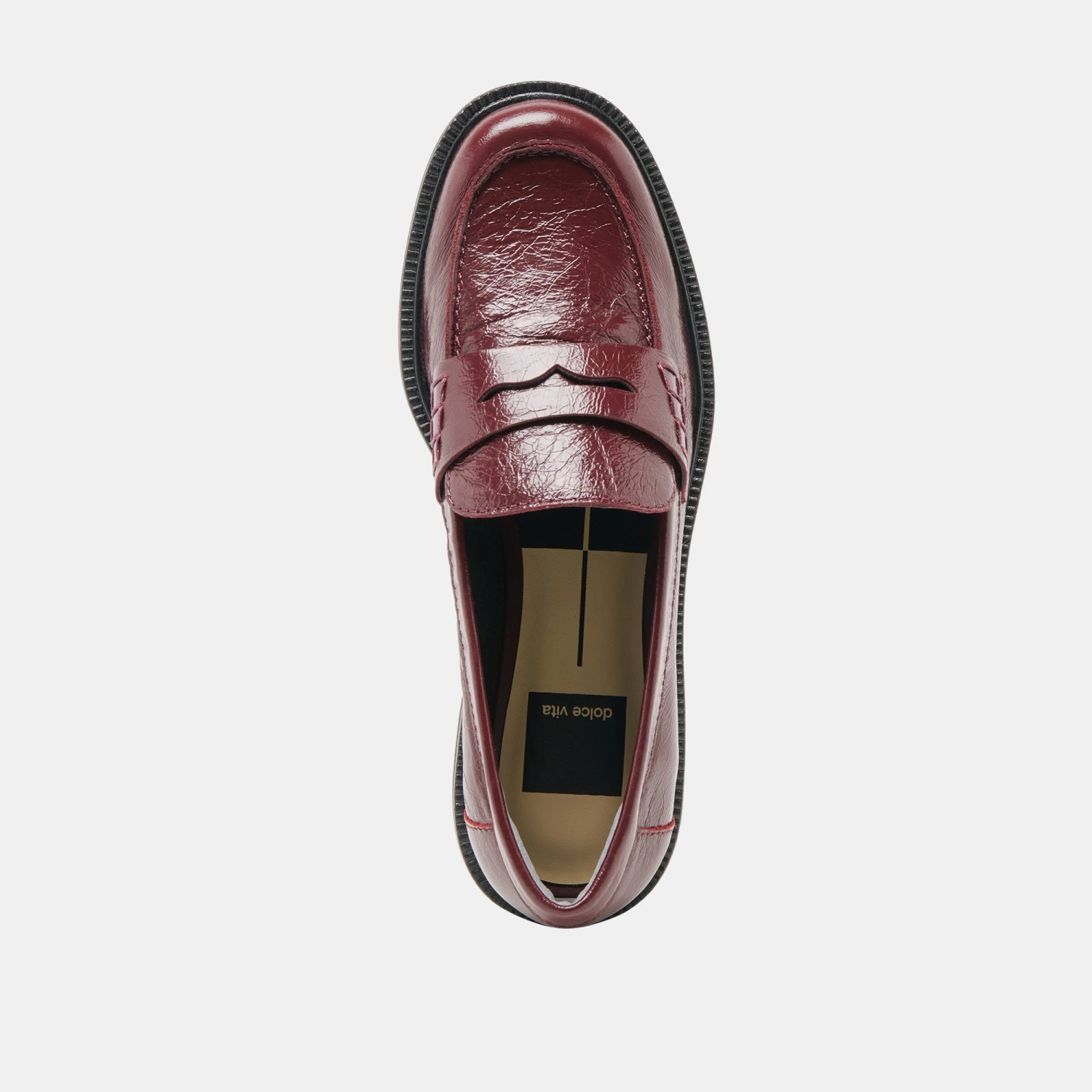 TIGGY LOAFERS OXBLOOD CRINKLE PATENT(Tiggy loafers oxblood crinkle patent) TIGGY LOAFERS OXBLOOD CRINKLE PATENT(Tiggy Loafers Oxblood Crinkle Patent) -Dolce Vita Sale Store DOLCEVITA FLATS TIGGY OXBLOOD CRINKLE PATENT 06