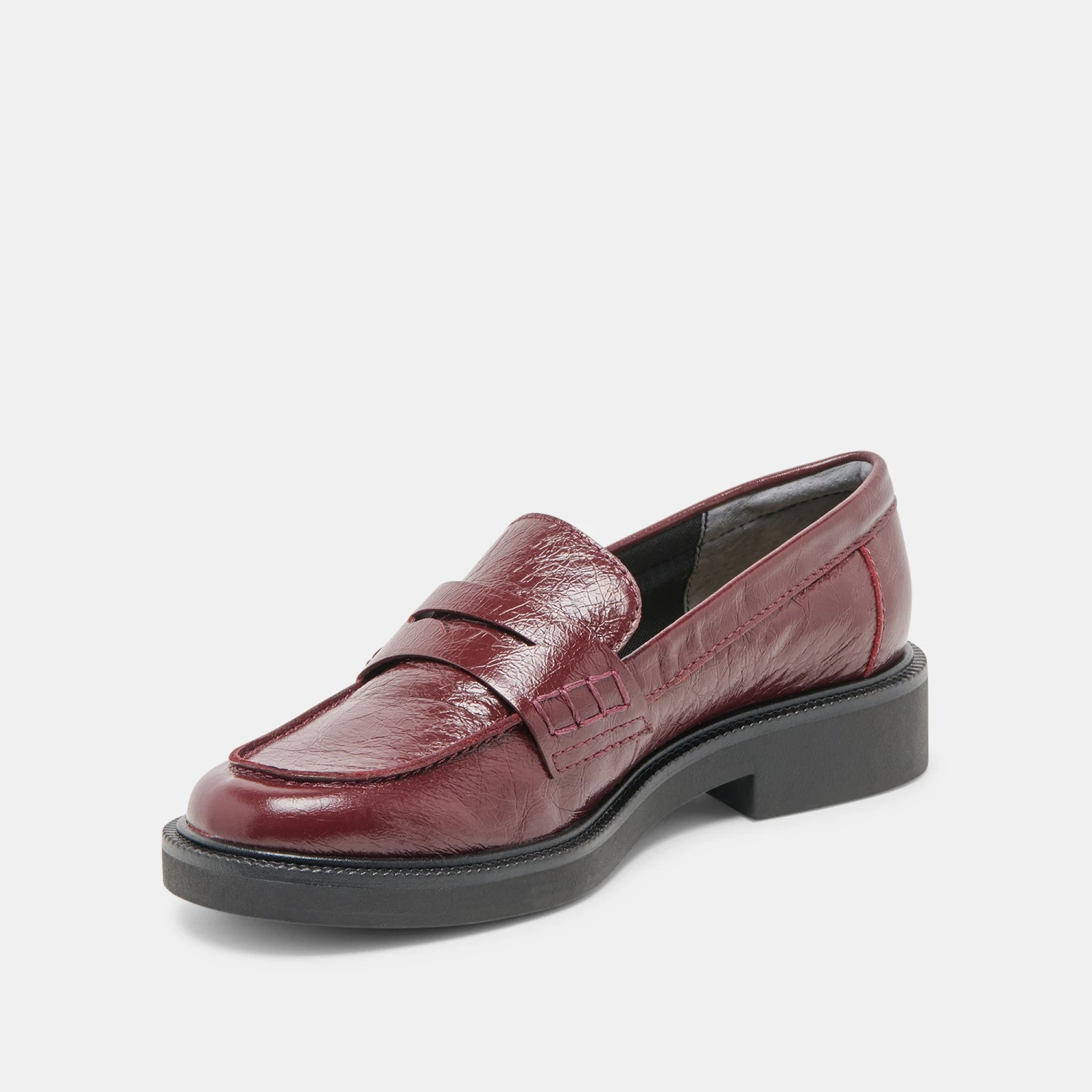 TIGGY LOAFERS OXBLOOD CRINKLE PATENT(Tiggy loafers oxblood crinkle patent) TIGGY LOAFERS OXBLOOD CRINKLE PATENT(Tiggy Loafers Oxblood Crinkle Patent) -Dolce Vita Sale Store DOLCEVITA FLATS TIGGY OXBLOOD CRINKLE PATENT 09