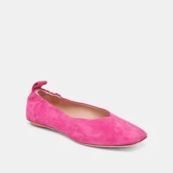 VINNIE BALLET FLATS FUCHSIA SUEDE(Vinnie Ballet Flats Fuchsia Suede) -Dolce Vita Sale Store DOLCEVITA FLATS VINNIE FUCHSIASUEDE 01