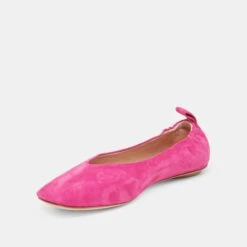 VINNIE BALLET FLATS FUCHSIA SUEDE(Vinnie Ballet Flats Fuchsia Suede) -Dolce Vita Sale Store DOLCEVITA FLATS VINNIE FUCHSIASUEDE 08