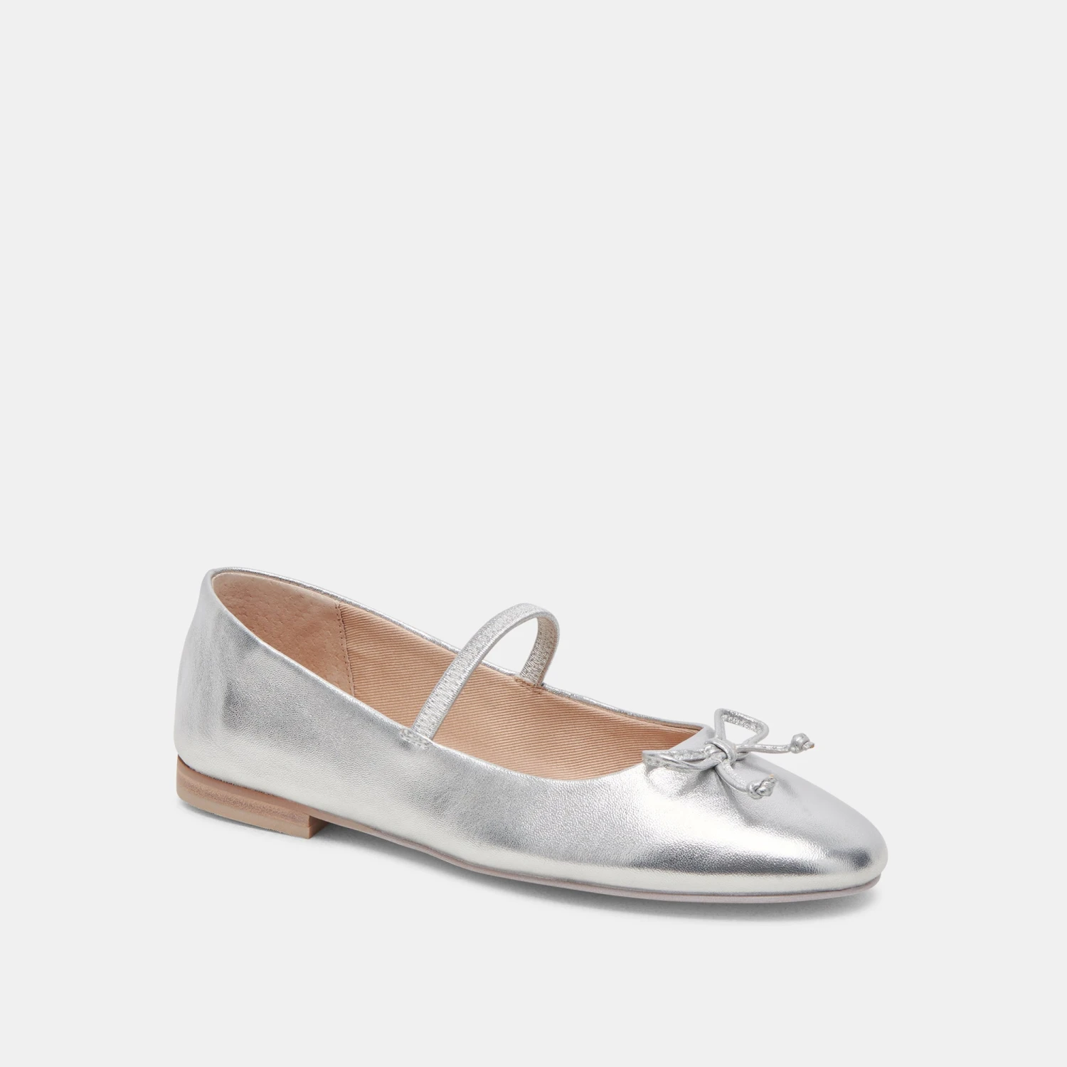 CARIN BALLET FLATS SILVER METALLIC LEATHER(Carin ballet flats silver metallic leather) CARIN BALLET FLATS SILVER METALLIC LEATHER(Carin Ballet Flats Silver Metallic Leather) -Dolce Vita Sale Store DOLCEVITA FLAT CARIN SILVERMETALLICLEATHER 01