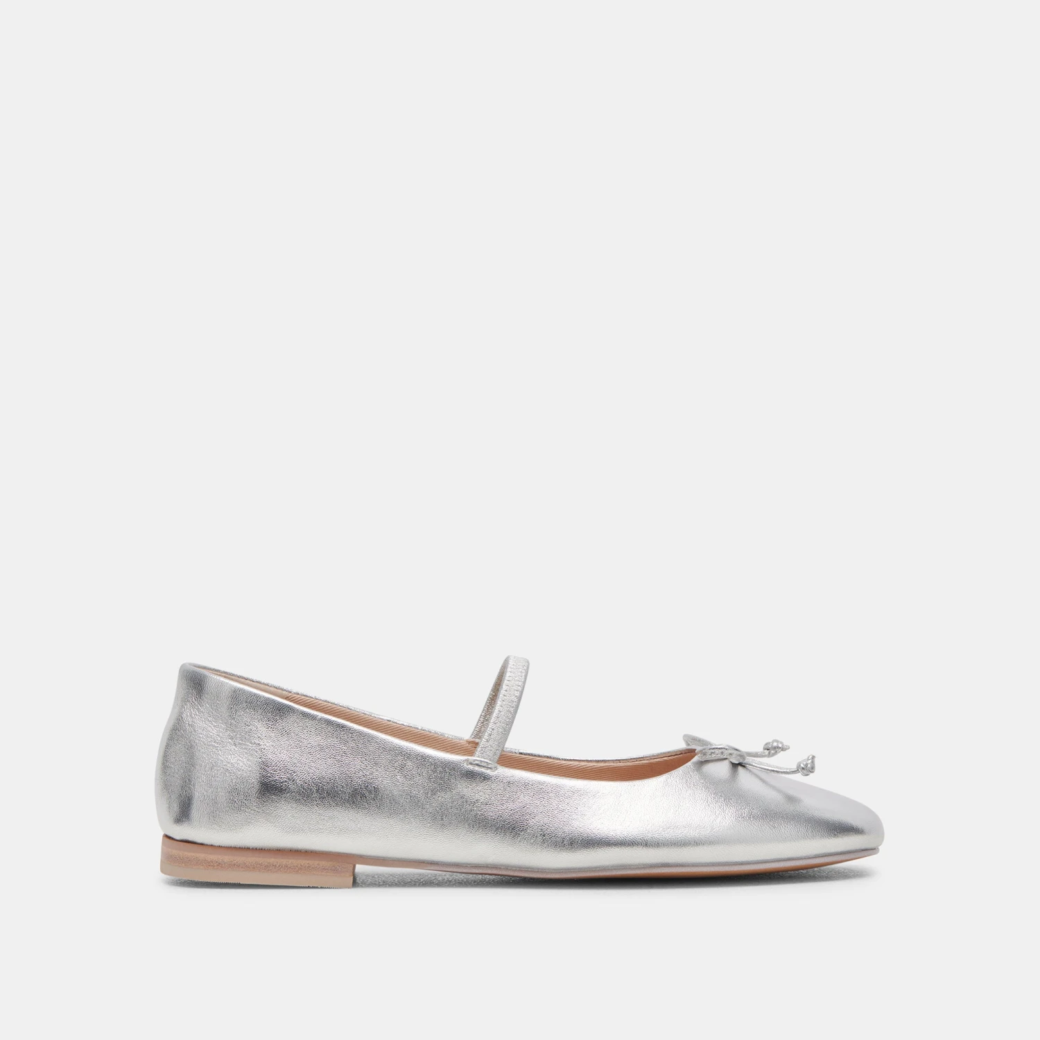 CARIN BALLET FLATS SILVER METALLIC LEATHER(Carin ballet flats silver metallic leather) CARIN BALLET FLATS SILVER METALLIC LEATHER(Carin Ballet Flats Silver Metallic Leather) -Dolce Vita Sale Store DOLCEVITA FLAT CARIN SILVERMETALLICLEATHER 02