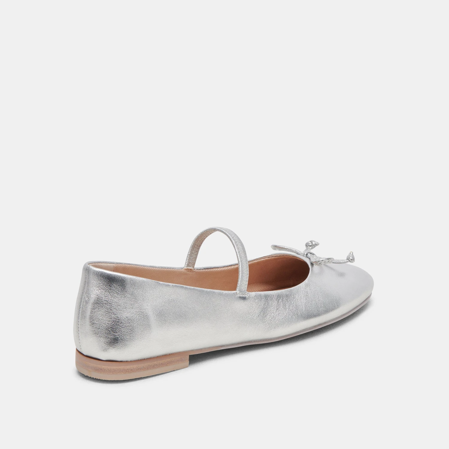 CARIN BALLET FLATS SILVER METALLIC LEATHER(Carin ballet flats silver metallic leather) CARIN BALLET FLATS SILVER METALLIC LEATHER(Carin Ballet Flats Silver Metallic Leather) -Dolce Vita Sale Store DOLCEVITA FLAT CARIN SILVERMETALLICLEATHER 03
