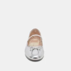 CARIN BALLET FLATS SILVER METALLIC LEATHER(Carin Ballet Flats Silver Metallic Leather) 10 CARIN BALLET FLATS SILVER METALLIC LEATHER(Carin Ballet Flats Silver Metallic Leather) -Dolce Vita Sale Store DOLCEVITA FLAT CARIN SILVERMETALLICLEATHER 04