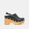 ADELAN CLOGS BLACK LEATHER(Adelan Clogs Black Leather) -Dolce Vita Sale Store DOLCEVITA HEELS ADELAN BLACKLEATHER 02