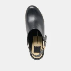 ADELAN CLOGS BLACK LEATHER(Adelan Clogs Black Leather) -Dolce Vita Sale Store DOLCEVITA HEELS ADELAN BLACKLEATHER 06