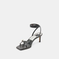 BAMBY HEELS BLACK LEATHER(Bamby Heels Black Leather) 8 BAMBY HEELS BLACK LEATHER(Bamby Heels Black Leather) -Dolce Vita Sale Store DOLCEVITA HEELS BAMBY BLACKLEATHER 08