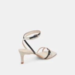 BAMBY HEELS WHITE BLACK LEATHER(Bamby Heels White Black Leather) -Dolce Vita Sale Store DOLCEVITA HEELS BAMBY WHITEBLACKLEATHER 03