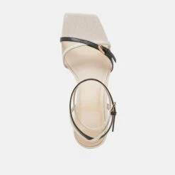 BAMBY HEELS WHITE BLACK LEATHER(Bamby Heels White Black Leather) -Dolce Vita Sale Store DOLCEVITA HEELS BAMBY WHITEBLACKLEATHER 06