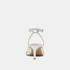 BECKI HEELS SILVER DISTRESSED LEATHER(Becki Heels Silver Distressed Leather) -Dolce Vita Sale Store DOLCEVITA HEELS BECKI SILVERDISTRESSEDLEATHER 05