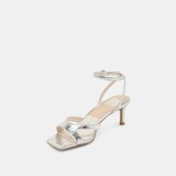 BECKI HEELS SILVER DISTRESSED LEATHER(Becki Heels Silver Distressed Leather) -Dolce Vita Sale Store DOLCEVITA HEELS BECKI SILVERDISTRESSEDLEATHER 08