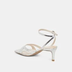 BECKI HEELS SILVER DISTRESSED LEATHER(Becki Heels Silver Distressed Leather) -Dolce Vita Sale Store DOLCEVITA HEELS BECKI SILVERDISTRESSEDLEATHER 09