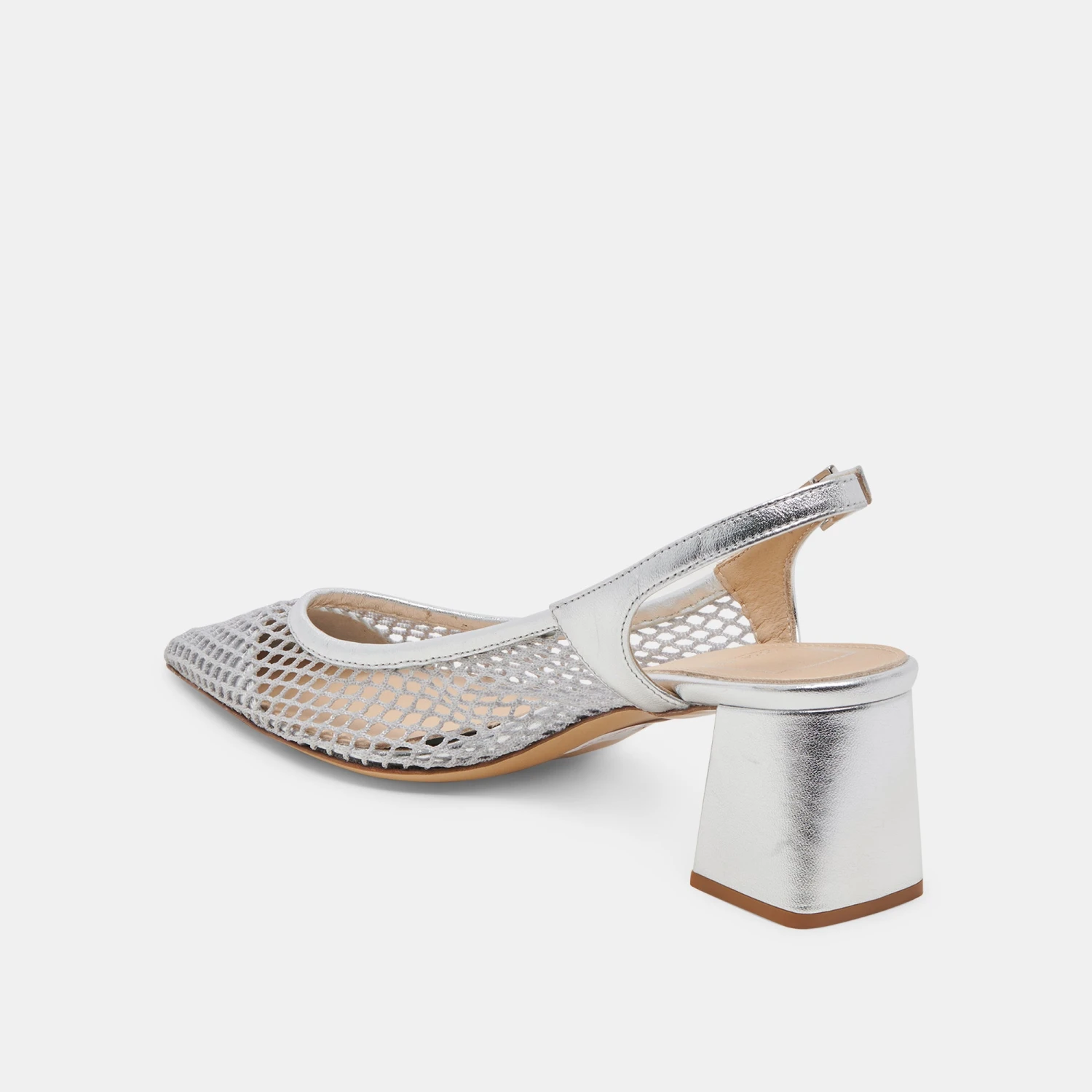 BLONDI HEELS SILVER MESH(Blondi heels silver mesh) BLONDI HEELS SILVER MESH(Blondi Heels Silver Mesh) -Dolce Vita Sale Store DOLCEVITA HEELS BLONDI SILVERMESH 08