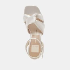 BRENNA WIDE HEELS IVORY SATIN(Brenna Wide Heels Ivory Satin) -Dolce Vita Sale Store DOLCEVITA HEELS BRENNA IVORY SATIN 06 39cf5015 4dcb 4ceb b94d 0d2af30c26d2