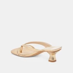 BREVEL HEELS GOLD DISTRESSED LEATHER(Brevel Heels Gold Distressed Leather) 8 BREVEL HEELS GOLD DISTRESSED LEATHER(Brevel Heels Gold Distressed Leather) -Dolce Vita Sale Store DOLCEVITA HEELS BREVEL GOLDDISTRESSEDLEATHER 09