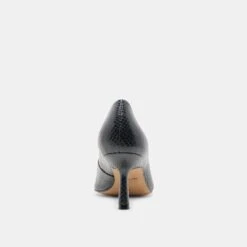 BRIONA HEELS ONYX EMBOSSED LEATHER(Briona Heels Onyx Embossed Leather) -Dolce Vita Sale Store DOLCEVITA HEELS BRIONA ONYX EMBOSSED LEATHER 05