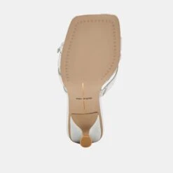 BRYANT HEELS SILVER DISTRESSED LEATHER(Bryant Heels Silver Distressed Leather) -Dolce Vita Sale Store DOLCEVITA HEELS BRYANT SILVERDISTRESSEDLEATHER 07