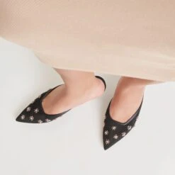 CLARA HEELS BLACK MESH(Clara Heels Black Mesh) -Dolce Vita Sale Store DOLCEVITA HEELS CLARA BLACKMESH ONFOOT 02