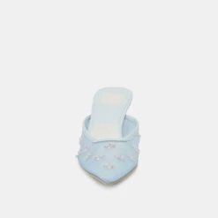 CLARA WIDE HEELS ICE BLUE MESH(Clara Wide Heels Ice Blue Mesh) -Dolce Vita Sale Store DOLCEVITA HEELS CLARA ICEBLUEMESH 04
