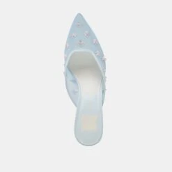 CLARA WIDE HEELS ICE BLUE MESH(Clara Wide Heels Ice Blue Mesh) -Dolce Vita Sale Store DOLCEVITA HEELS CLARA ICEBLUEMESH 06