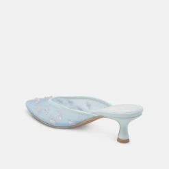 CLARA WIDE HEELS ICE BLUE MESH(Clara Wide Heels Ice Blue Mesh) -Dolce Vita Sale Store DOLCEVITA HEELS CLARA ICEBLUEMESH 09